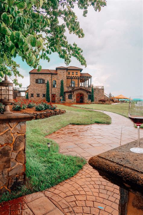 Raffaldini vineyards - Recommended Winery: Find a piece of Italy in North Carolina at the Raffaldini Vineyards and Winery. Known for their Italian red wines, Raffaldini hosts a Festa Italiana every September. As you drive up to their main building, you’d think you were approaching a Tuscan villa. Their patio boasts beautiful views of beautiful mountains and vineyards.